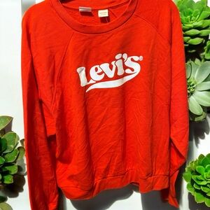 Levi's Vibrant Red Crewneck